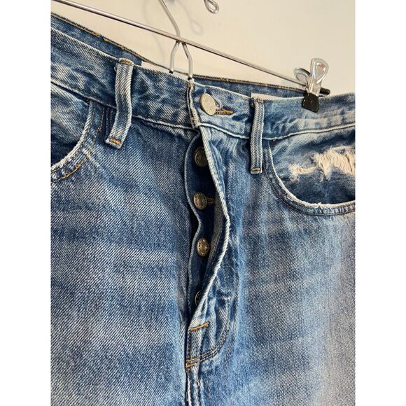 FRAME Le Original in Bluejay Rips Size 29  (10) Button Fly - Picture 5 of 6